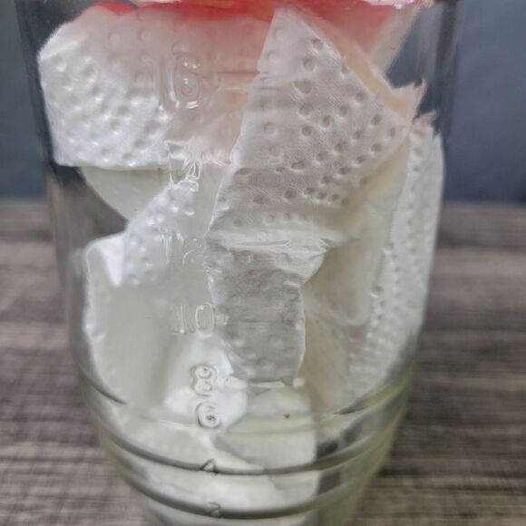 Anchor Hocking Vintage Glass Measuring Jar with Plastic Lid - Picture 5 of 9